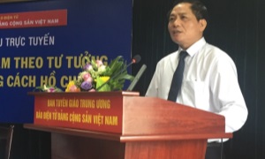 Giao lưu trực tuyến “Học tập và làm theo tư tưởng, đạo đức, phong cách Hồ Chí Minh”